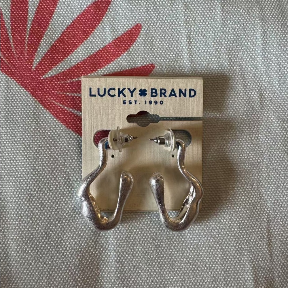 Brand new Lucky Brand Vintage Silver Earrings